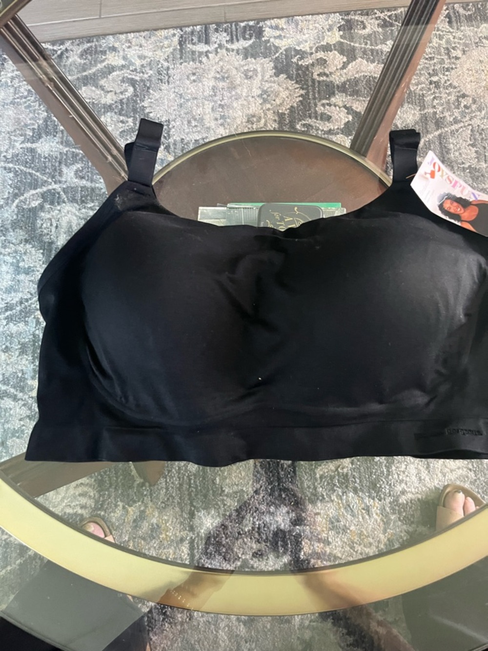 Seamless Black Wireless Comfort Bra - Women Intimates & Sleepwear